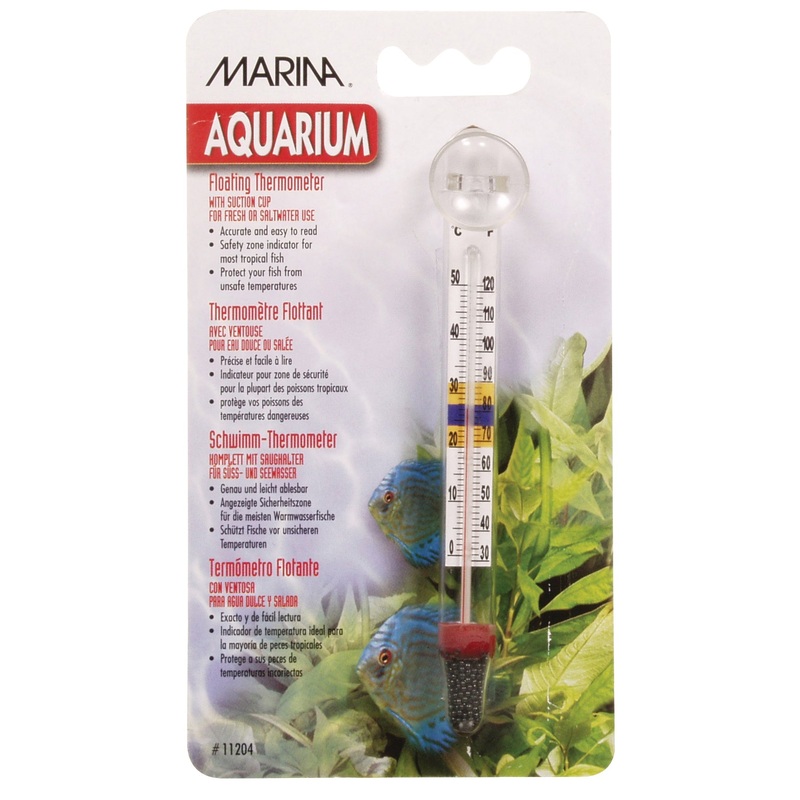 Marina Large Floating Thermometer W/ Suction Cup – Centigrade – Fahrenheit
