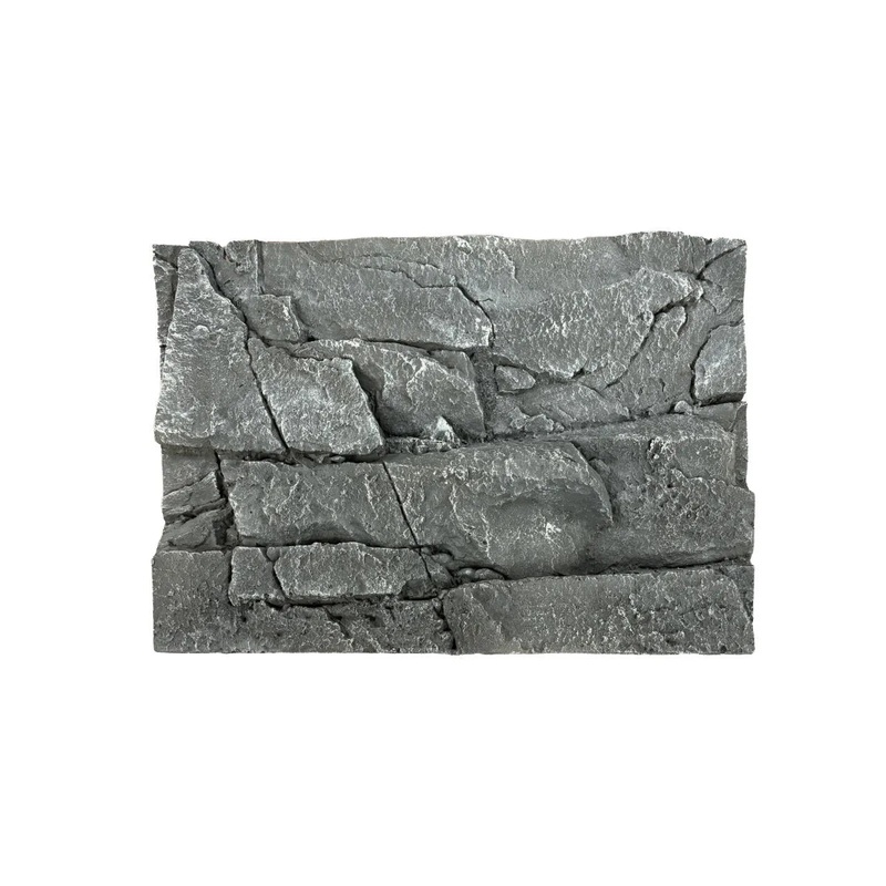 Aquarium Reptile Background 3D Rock Wall Grey 59cm