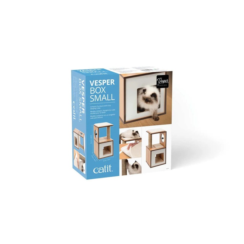Catit Vesper Box Cat Home with Platform