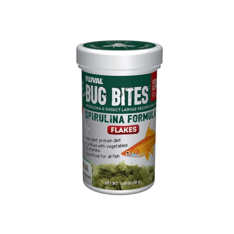 Fluval Bug Bites Spirulina Flakes 1.58oz