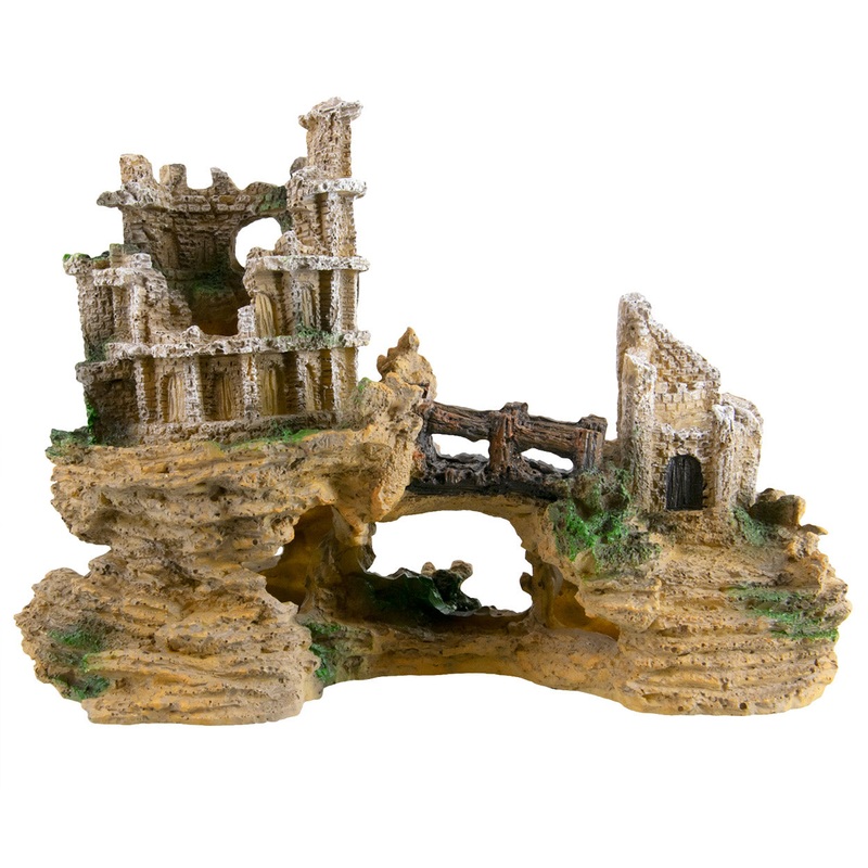 Underwater Treasures Castle On Island