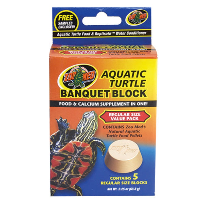 Zoo Med Aquatic Turtle Banquet Block Regular Size
