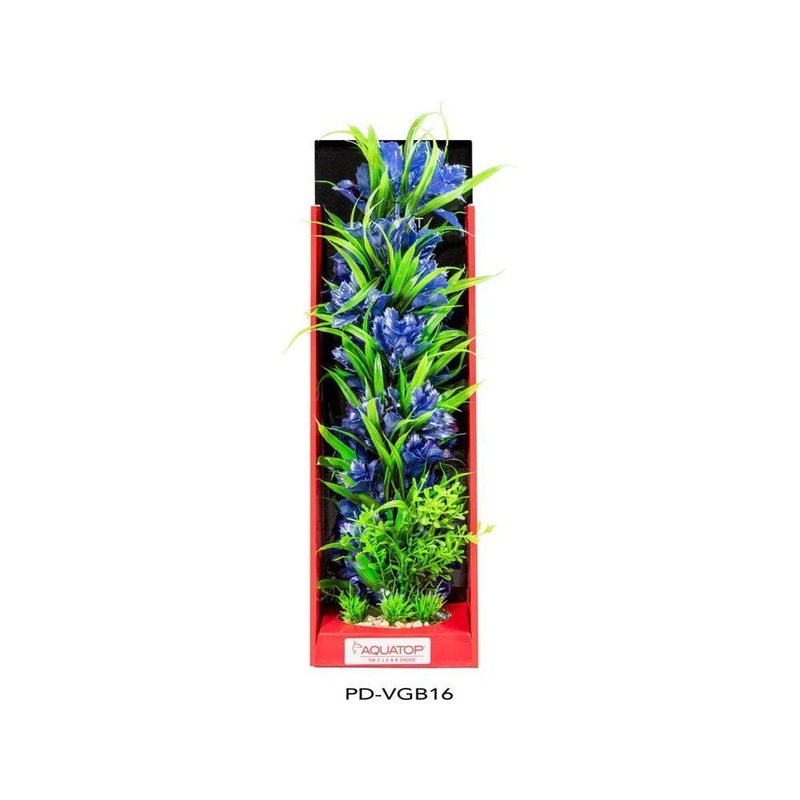 Aquatop Vibrant Garden Plant Blue, 1ea/16 in