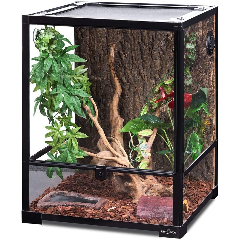 30 Gallon Front Opening desert lizard tank 18″ x 18″ x 24″ reptile terrarium with Double Hinge Door RK0110 18 x 18 x 24 inches