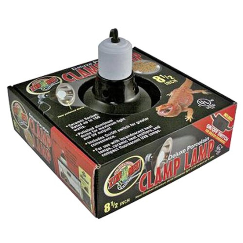 Zoo Med Deluxe Porcelain Clamp Lamp 8.5″