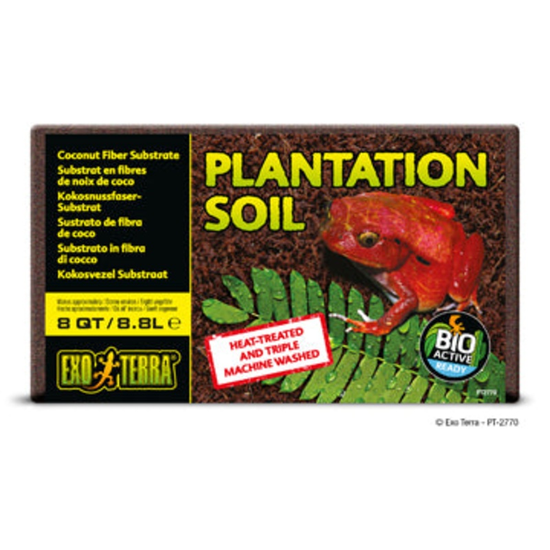 Exo Terra Plantation Soil Single Brick, 8qt / 8.8L