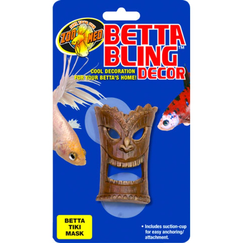 Zoo Med Betta Bling Decor  Tiki Mask