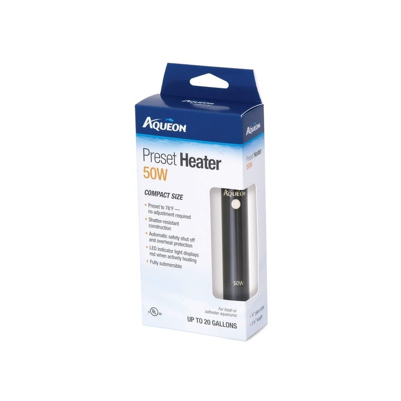 Aqueon Preset Heaters 50W Compact Size