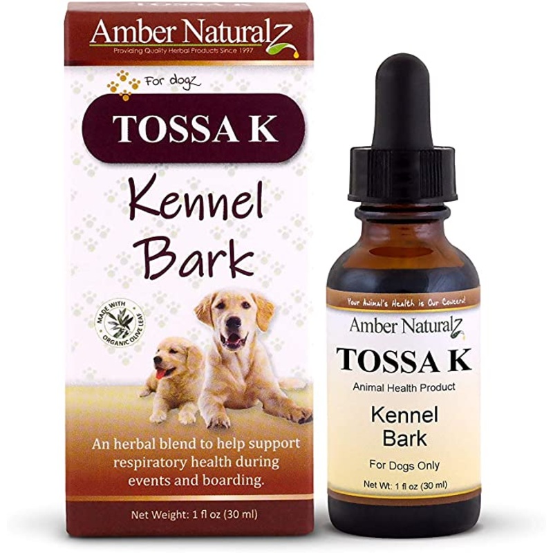 Amber Naturalz TOSSA K: Kennel Bark – for Dogs, 1 Ounce LP