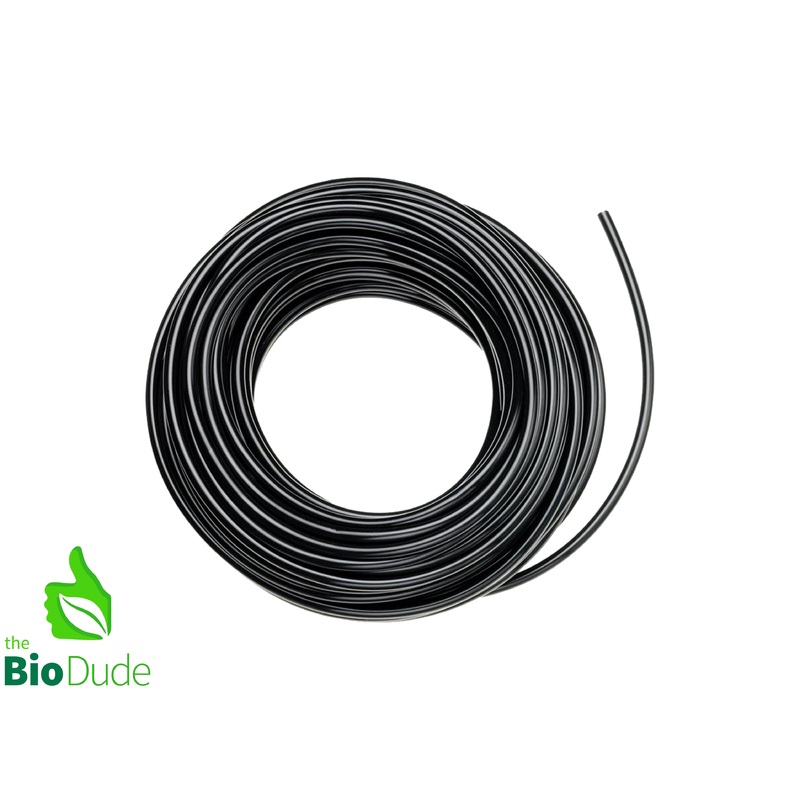 Black or Clear Aquarium Tubing 1/2″ diameter sold by the foot