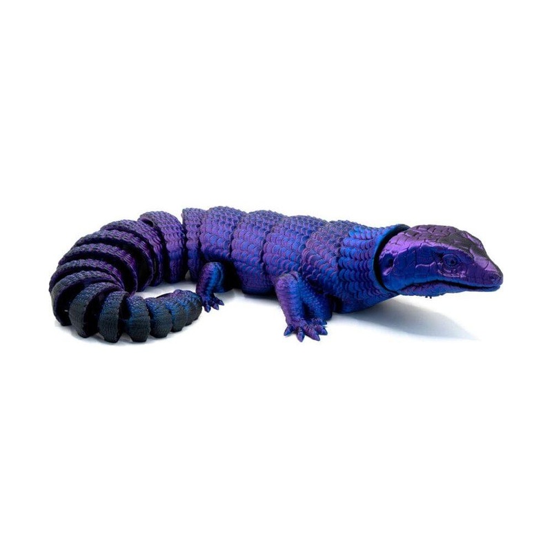 3D Printed Multi-Color Blue Tongue Skink – Large 3D Printed Multi-Color Blue Tongue Skink – Large