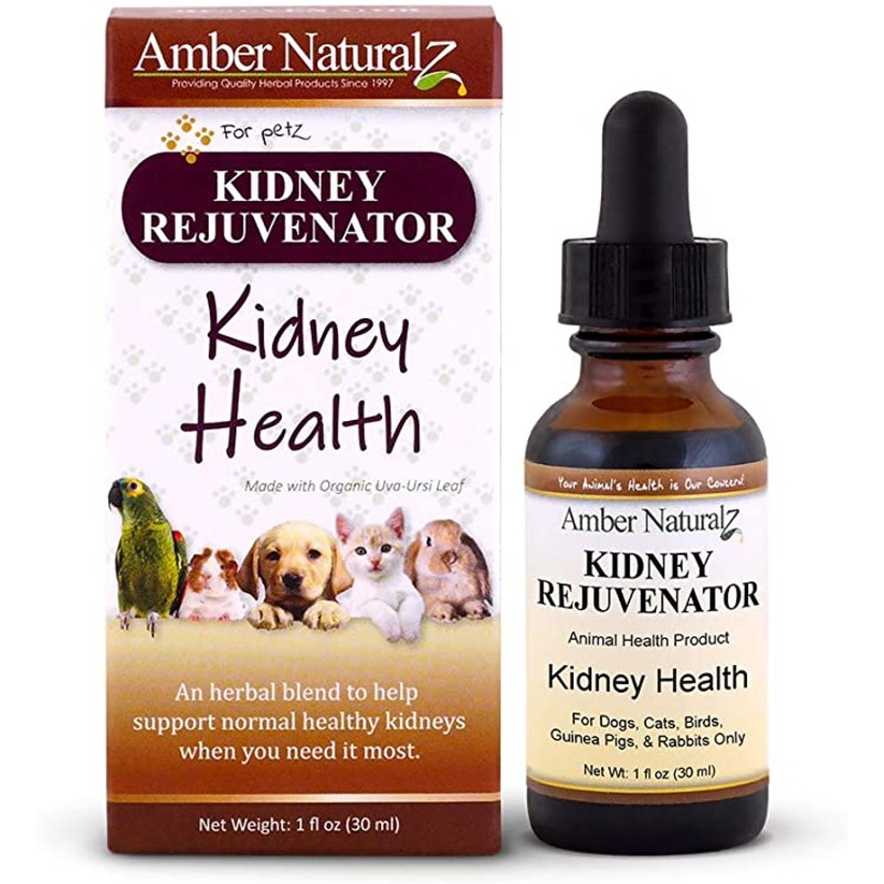 Amber Naturalz Kidney Rejuvenator: Safe & reliable kidney health for Pets, 1 Ounce 1oz