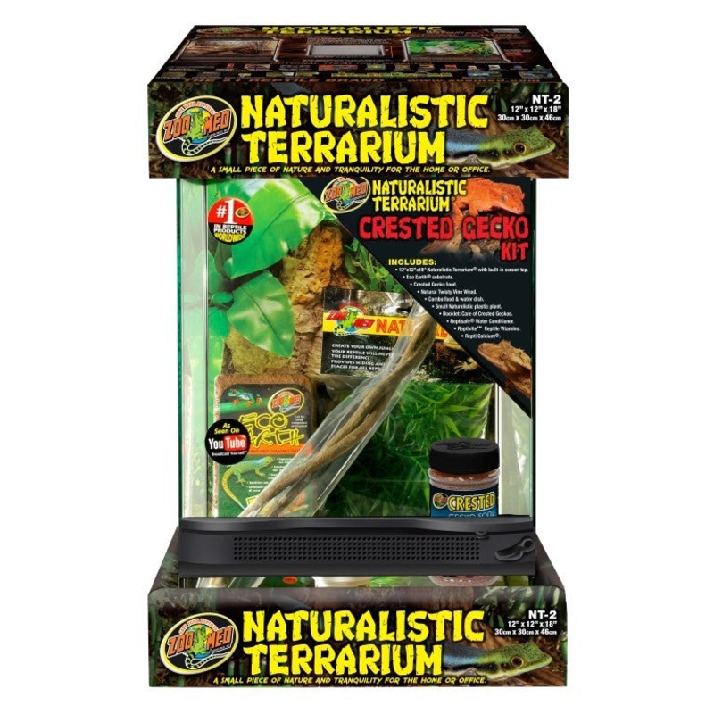 ZM Naturalistic Terrarium Crested Gecko Kit