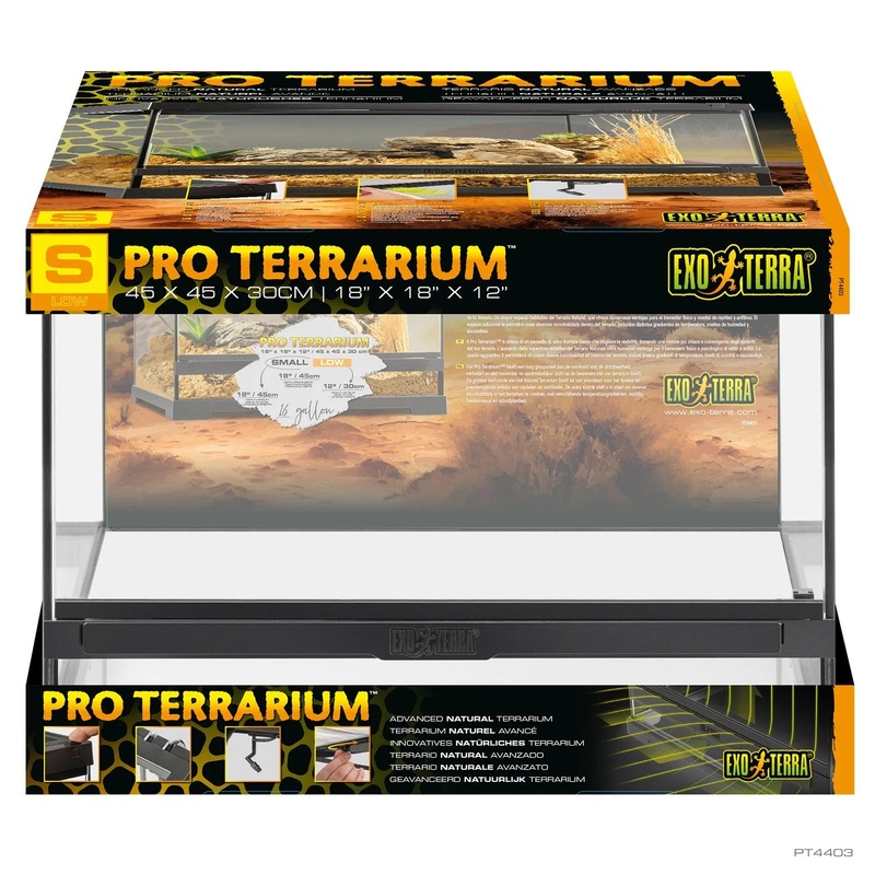 Exo Terra Pro Terrarium Small Low 45x45x30cm