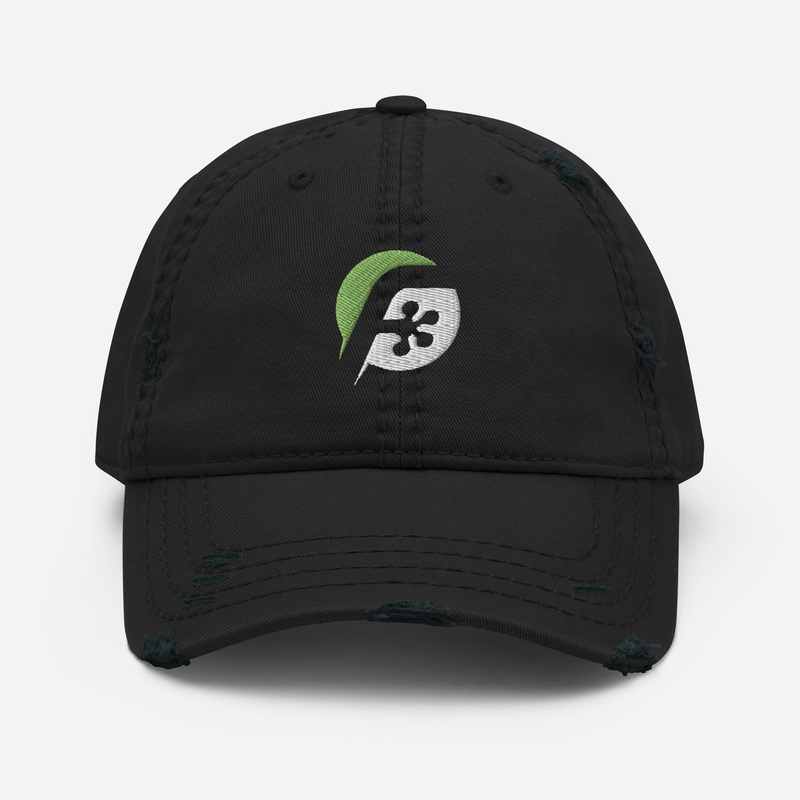 FrogDaddy “F” Logo Distressed Dad Hat