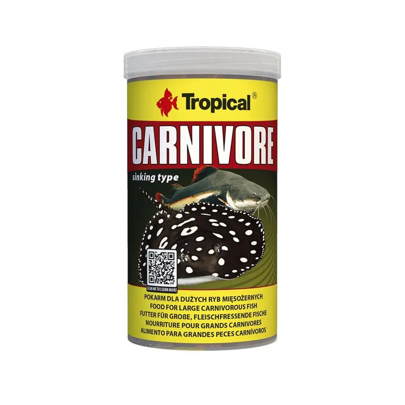 Tropical Carnivore Fish Food 300g