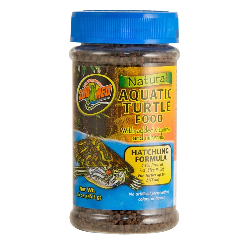 Zoo Med Natural Aquatic Turtle Food  Hatchling Formula 1.6 oz