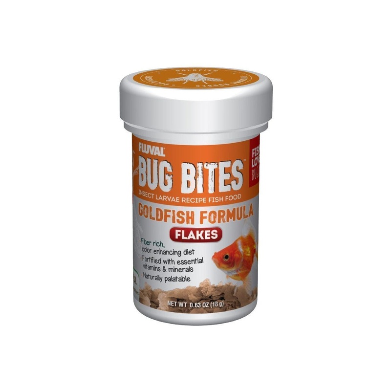 Fluval Bug Bites Goldfish Flakes 0.63oz