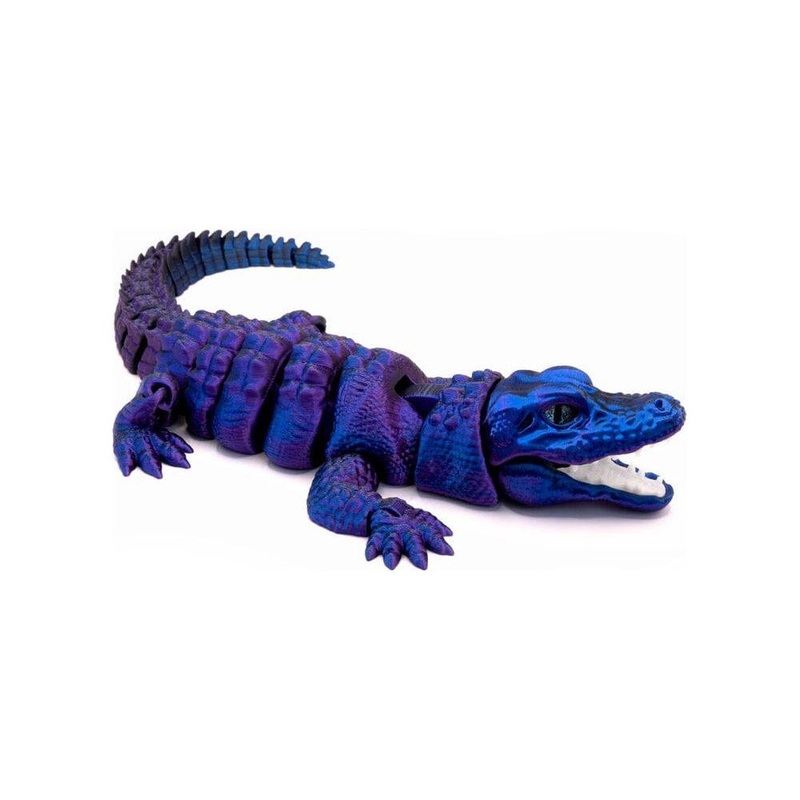 3D Printed Multi-Color Alligator – Large 3D Printed Multi-Color Alligator – Large