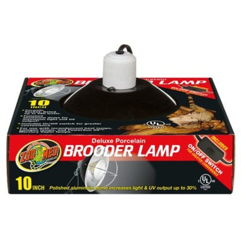 Zoo Med Deluxe Porcelain Clamp Lamp, 10″