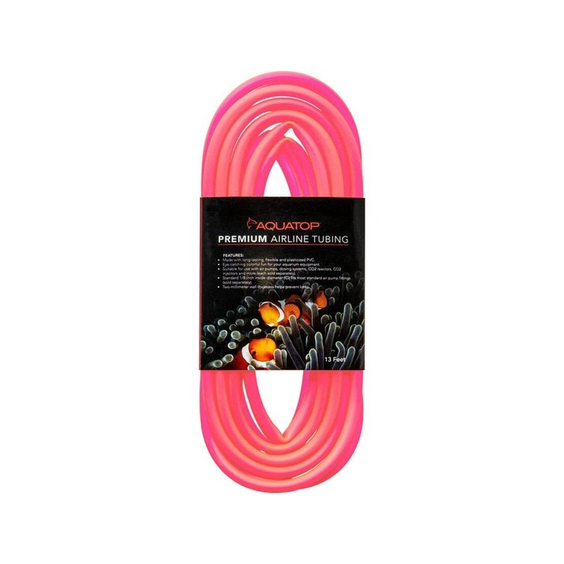 Aquatop Airline Tubing Neon Red, 1ea/13 ft