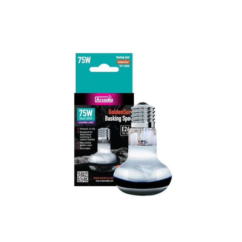 Arcadia GoldenSun Basking Spot Heater – 75 Watt