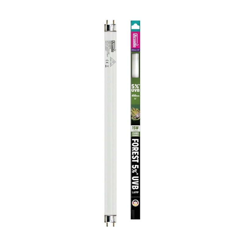 Arcadia Euro-Range Forest 5% UV Tube 45cm (18″), 15 Watt