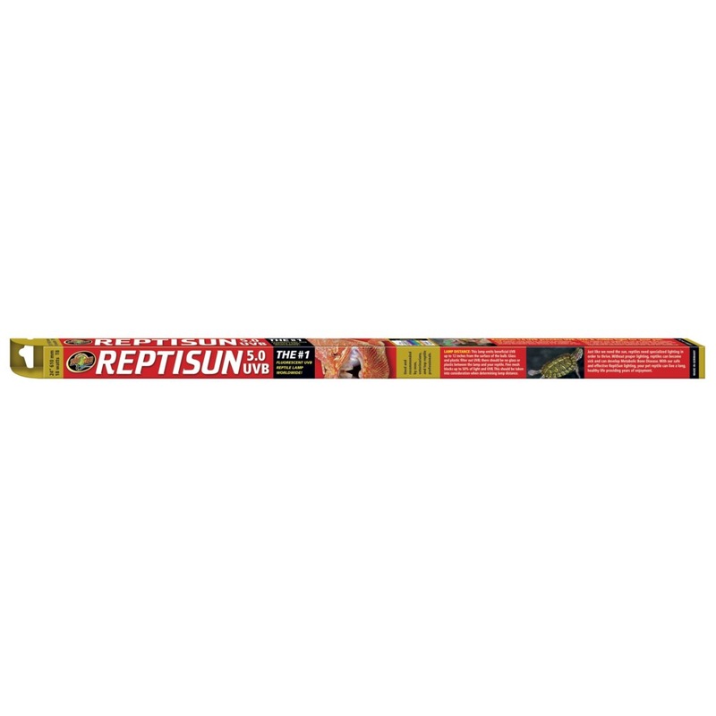 Zoo Med Reptisun 5.0 T8 UVB Fluorescent Bulb 18″ 15w FS-18