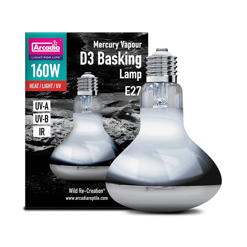 Arcadia 2nd Generation UVB Basking Lamp 160 Watts