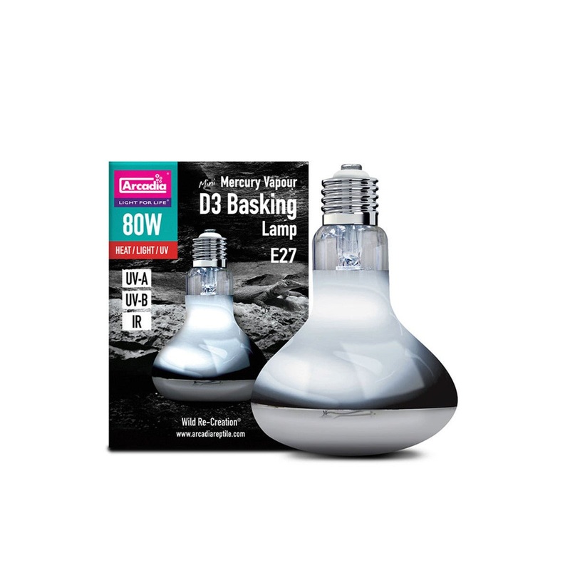 Arcadia D3 UV Basking Lamp 80w