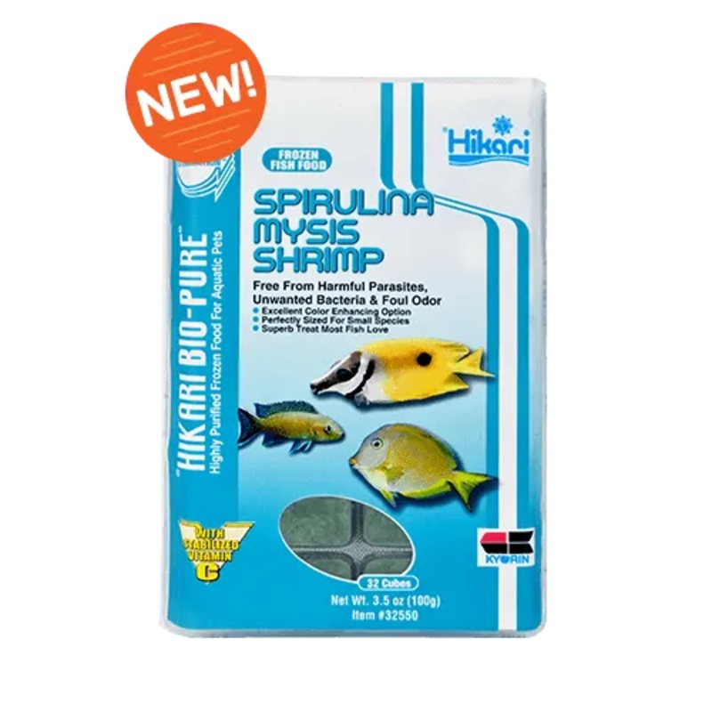 Hikari Frozen Spirulina Mysis Shrimp 100g