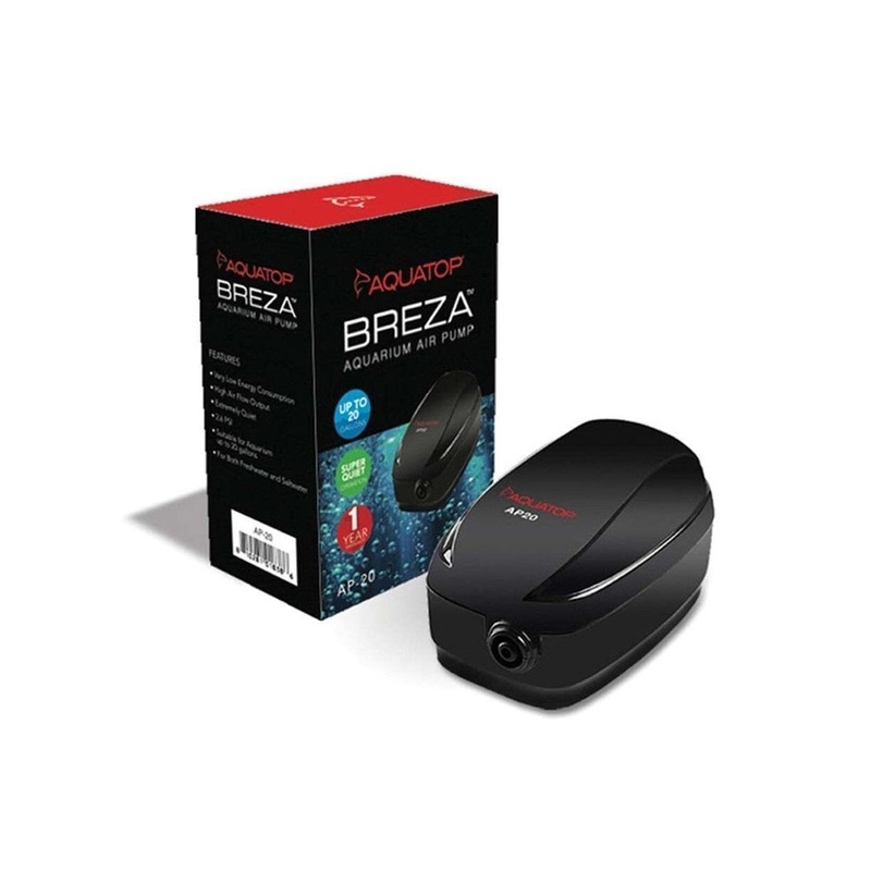 Aquatop BREZA Aquarium Air Pump Up to 20gal