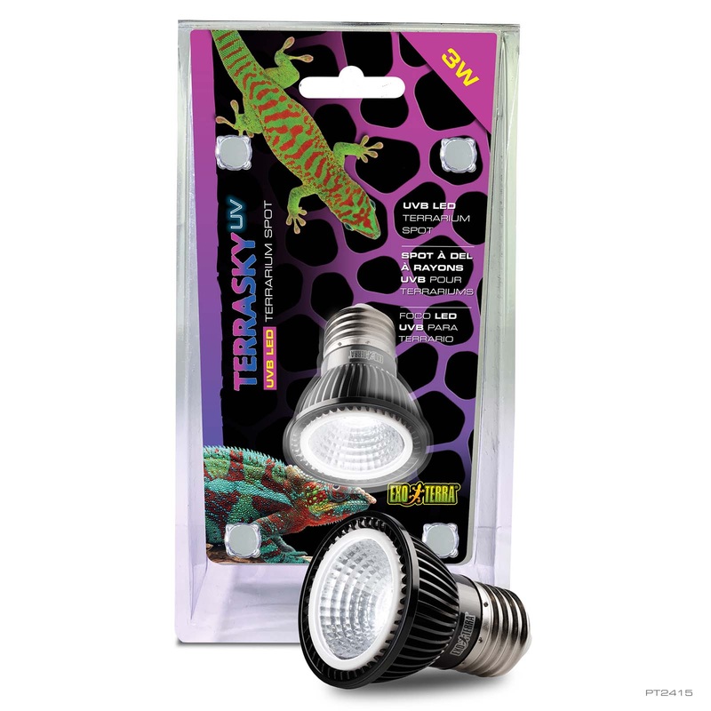 Exo Terra TerraSky UV – UVB LED Terrarium Spot Lamp