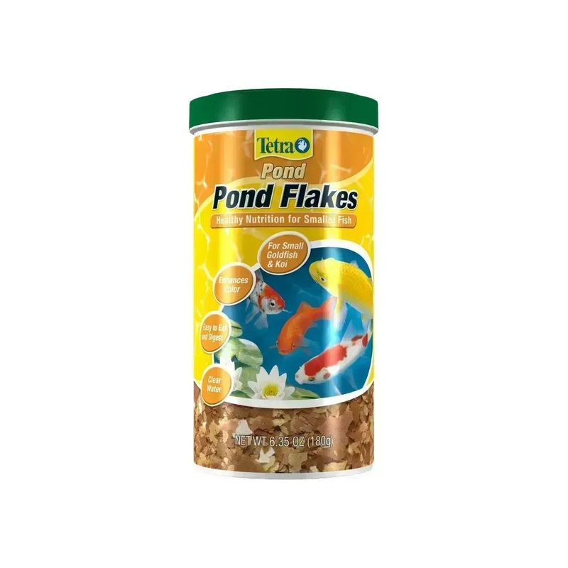 Tetra Pond Flakes Small Fish Food, 6.35oz