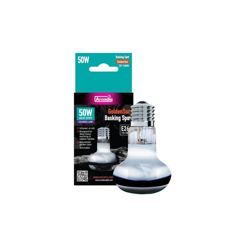 Arcadia GoldenSun Basking Spot Heater – 50 Watt