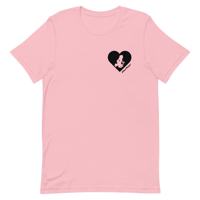 Transporting Dart Frog Ace of “Harts” Pink Unisex T-Shirt S