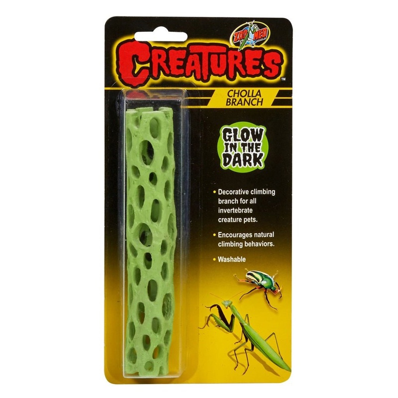 Zoo Med Creatures Cholla Branch,  Glow in the Dark