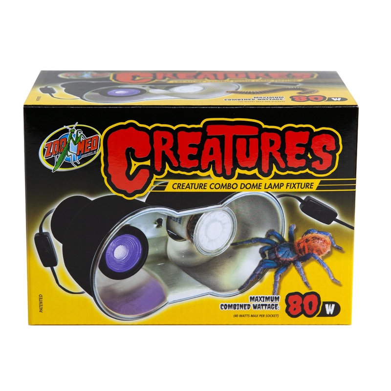 Zoo Med Creatures Combo Dome Lamp Fixture