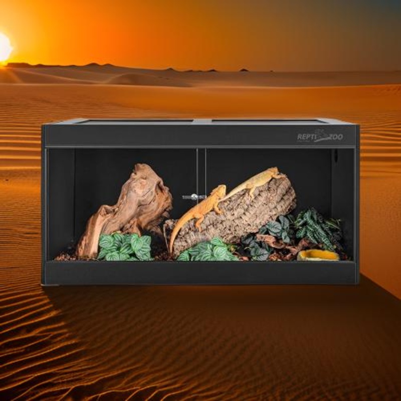 120 Gallon PVC Reptile Enclosure, 48x24x24inch Extra Large Reptile Habitat for Reptile Pets 48x24x24 inch