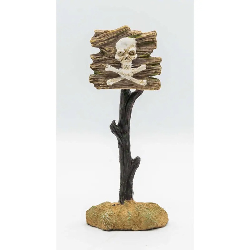 AquaSpectra Skull&Crossbones Sign 6×4.5x16cm