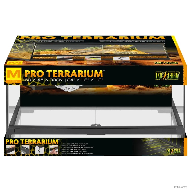 Exo Terra Pro Terrarium Medium Low 60x45x30cm