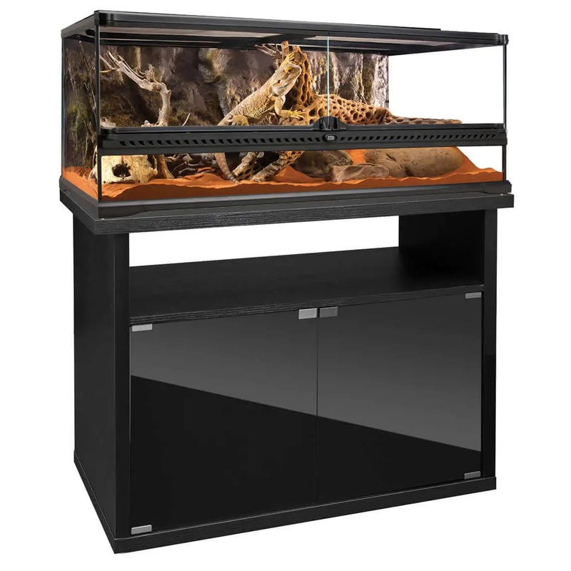 Exo Terra Terrarium Large Low – 90x45x30cm & Cabinet