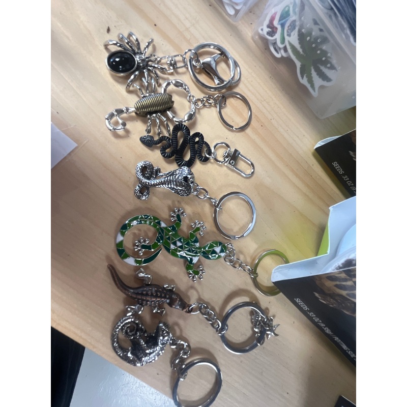 Assorted Reptile Keychain Assorted