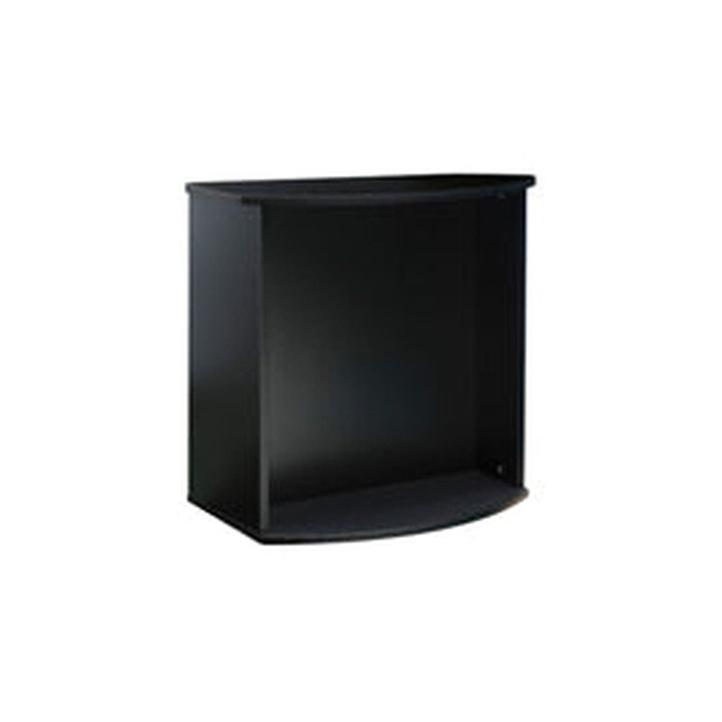 Fluval Bow Front Aquarium Stand – 24.75in x 15in x 26in (63 cm x 38 cm x 66 cm) – Black