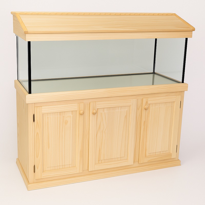 4ft x 18 x 18 Fish Tank Cabinet and Hood Aquarium