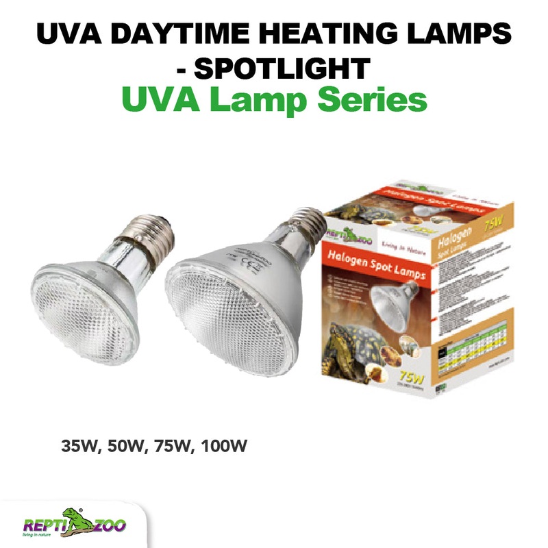 REPTIZOO UVA Halogen Spot Lamps 35W #PAR2035-CA