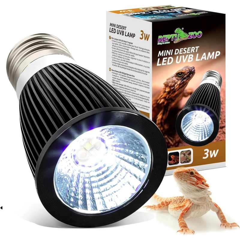 ReptiZoo UVB LED Mini Desert Lamp 3W