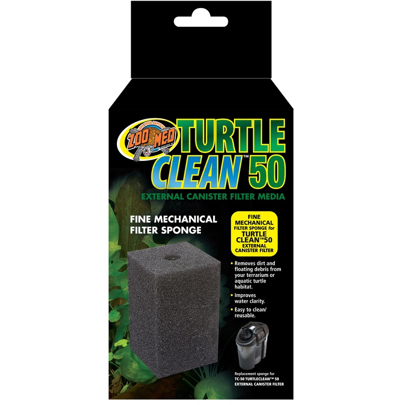 Zoo Med Turtle Clean Fine Mechanical Filter Sponge Turtle Clean 50