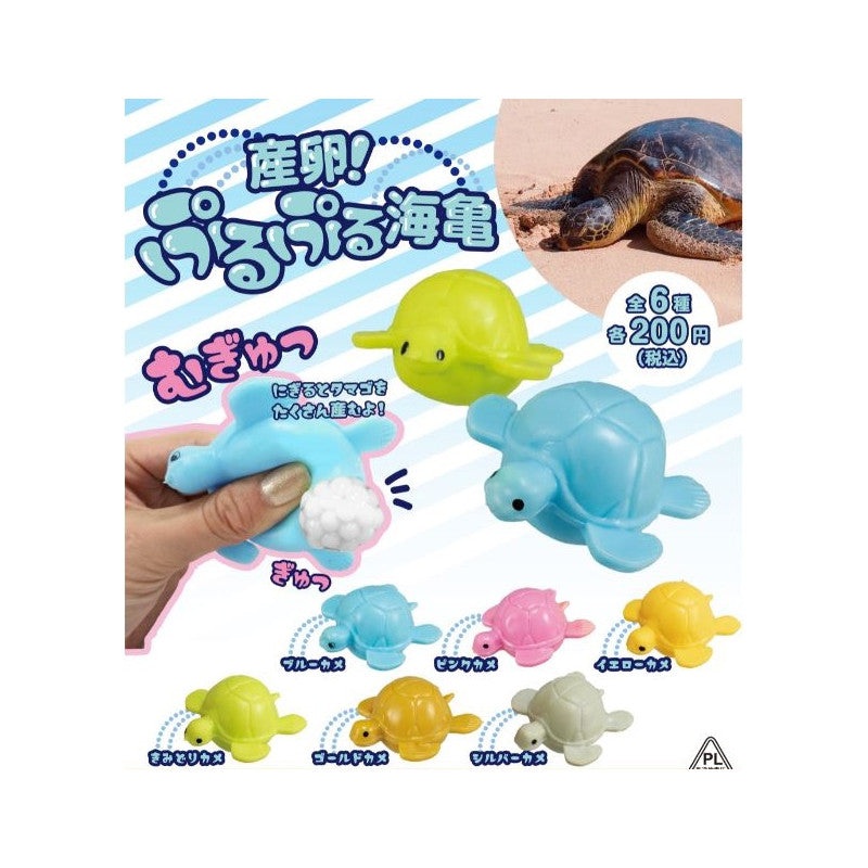 (Gashapon)PuruPuru Sea Turtle (6 types in total) 1 at random