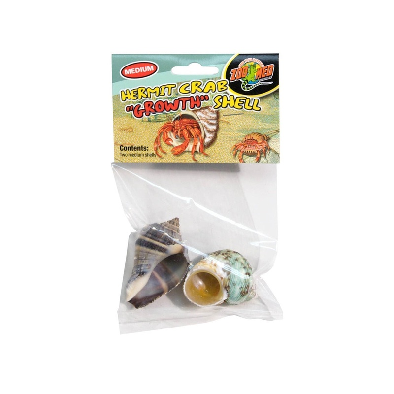 Zoo Med Hermit Crab Growth Shell Assorted, 1ea/MD, 2 pk